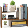 Simple Desktop Bookshelf: Office Storage Solution